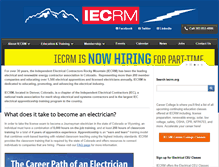 Tablet Screenshot of iecrm.org